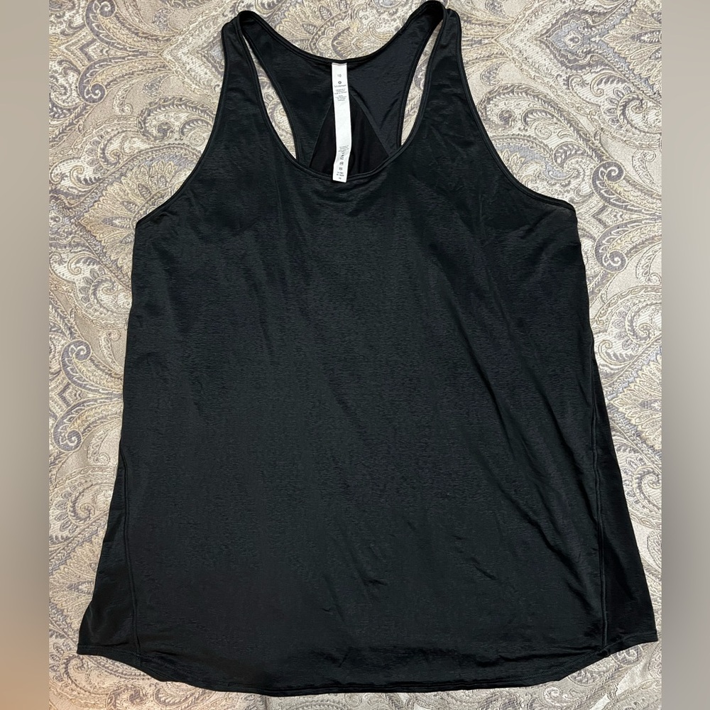 Lululemon Athletica Black Tank Top, Excellent condition like new, Size 10